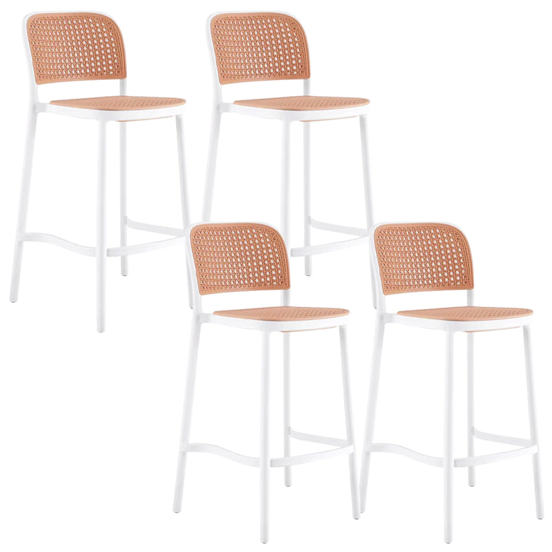 Plastic Bar Stool Industrial Backrest Stackable Counter Stool for Bristol