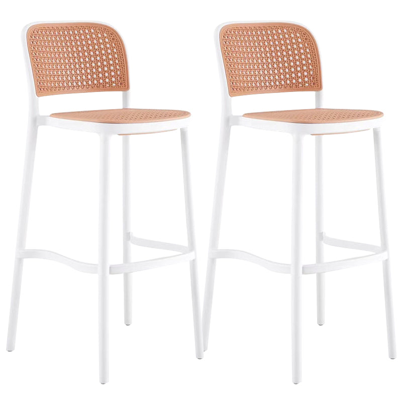 Plastic Bar Stool Industrial Backrest Stackable Counter Stool for Bristol