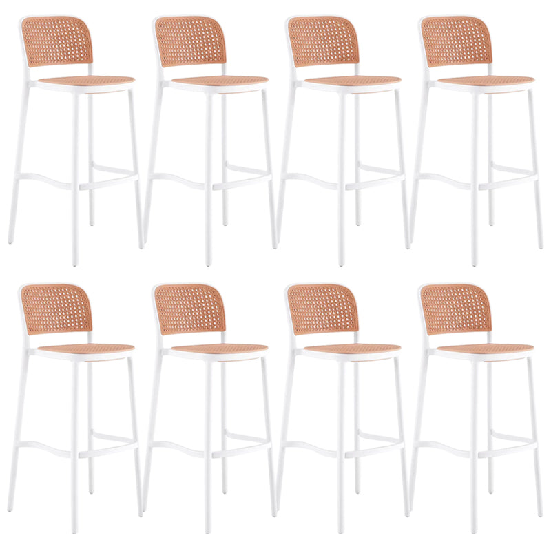 Plastic Bar Stool Industrial Backrest Stackable Counter Stool for Bristol