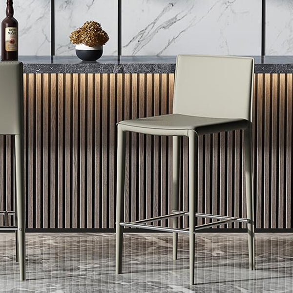Modern Leather Bar Stool Counter Height Counter Stool for Bristol
