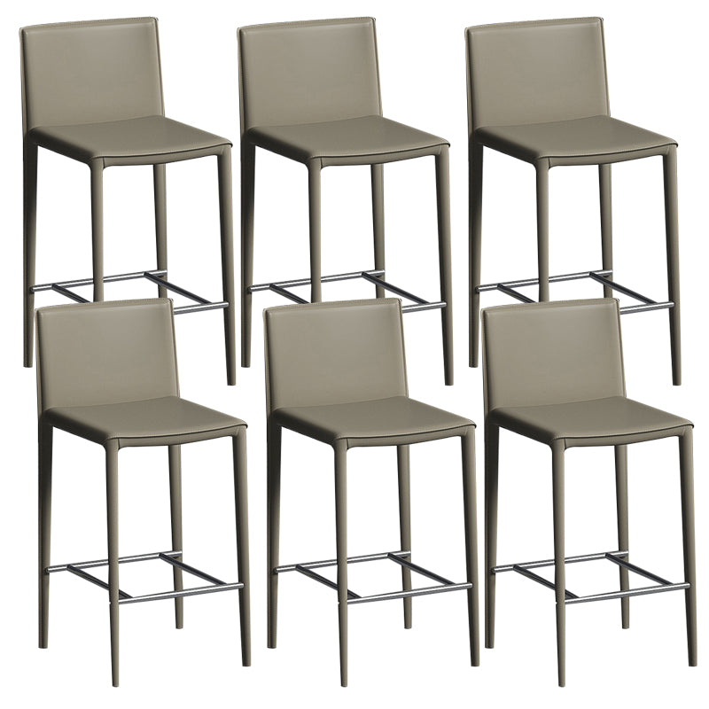 Modern Leather Bar Stool Counter Height Counter Stool for Bristol