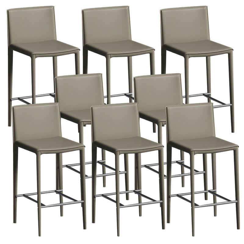 Modern Leather Bar Stool Counter Height Counter Stool for Bristol