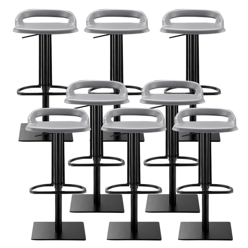 Industrial Leather Bar Stool Backrest Adjustable Counter Stool for Bristol