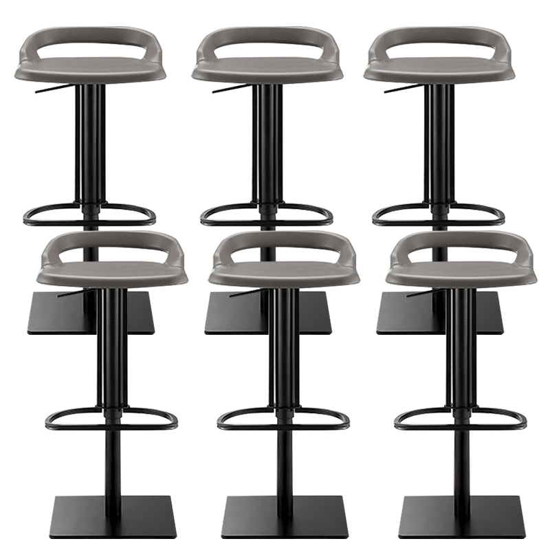 Industrial Leather Bar Stool Backrest Adjustable Counter Stool for Bristol