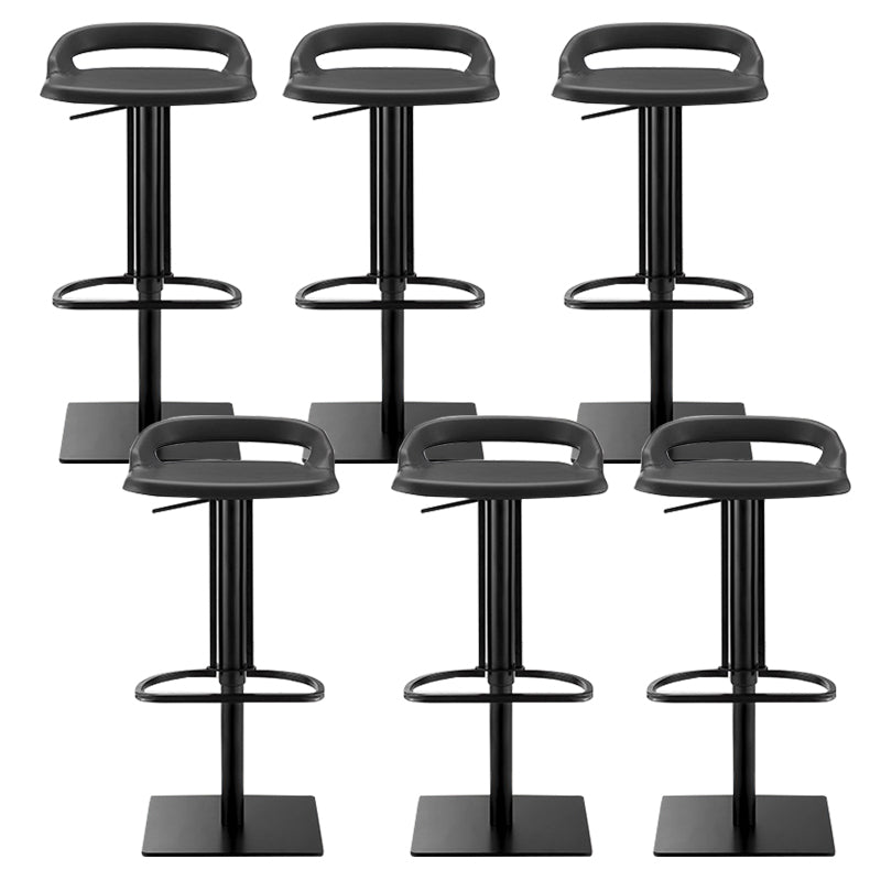 Industrial Leather Bar Stool Backrest Adjustable Counter Stool for Bristol