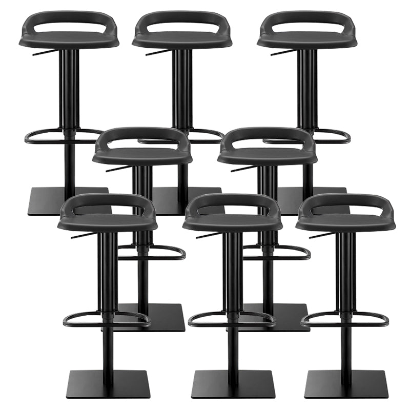 Industrial Leather Bar Stool Backrest Adjustable Counter Stool for Bristol