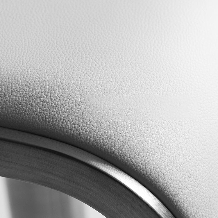 Industrial Leather Bar Stool Adjustable Backrest Counter Stool for Living Room