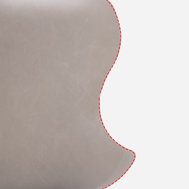 Modern Leather Bar Stool Low Back Footrest Counter Stool for Bristol