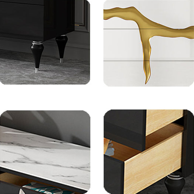 13.65-inch Width Classic Glam Storage Chest Stone Storage Chest Dresser