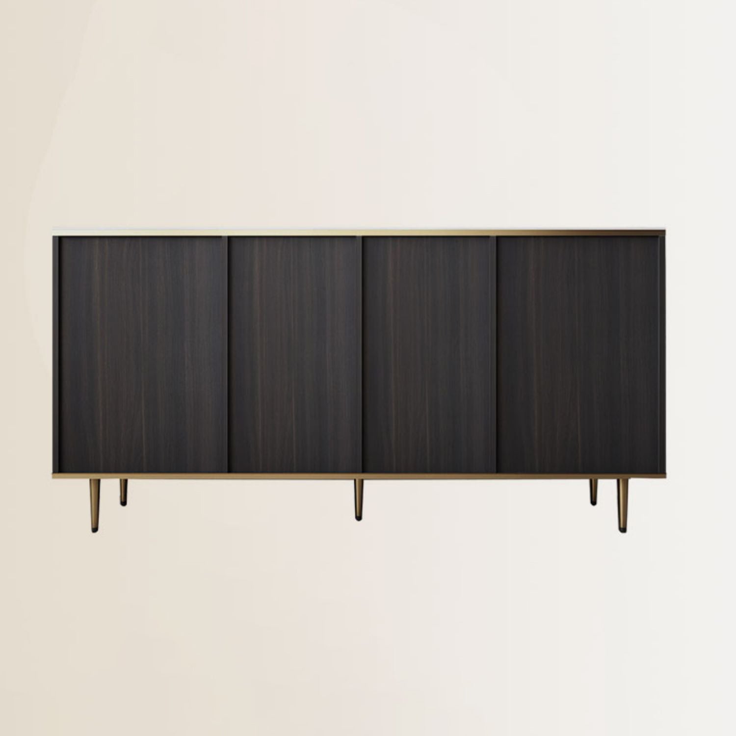 Glam Combo Dresser Wood Storage Chest Dresser with Metal Feet for Bedroom