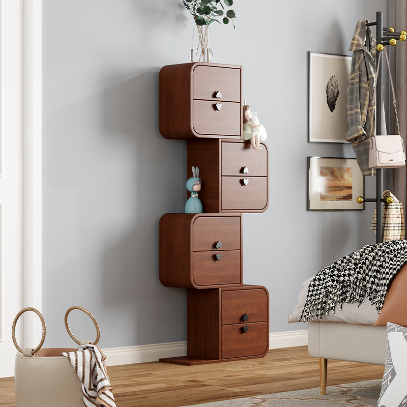 15.6-inch Width Storage Chest Contemporary Dresser with 4/8 Drawers