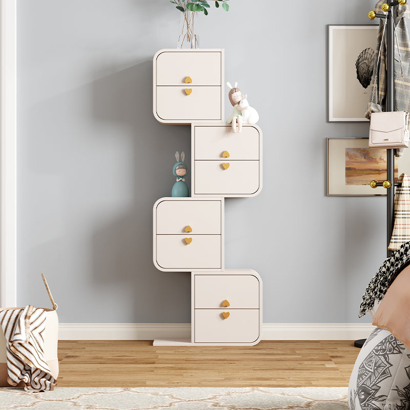 15.6-inch Width Storage Chest Contemporary Dresser with 4/8 Drawers