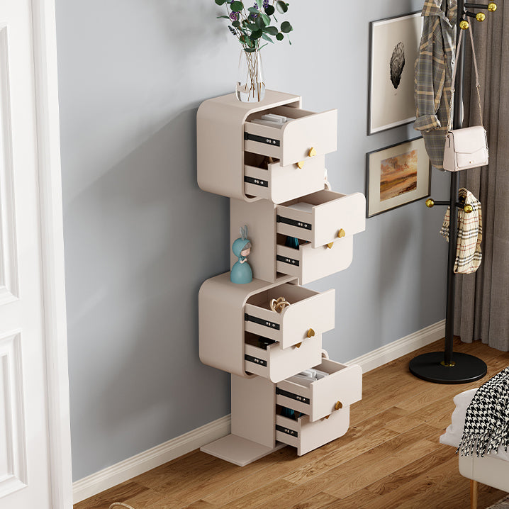 15.6-inch Width Storage Chest Contemporary Dresser with 4/8 Drawers