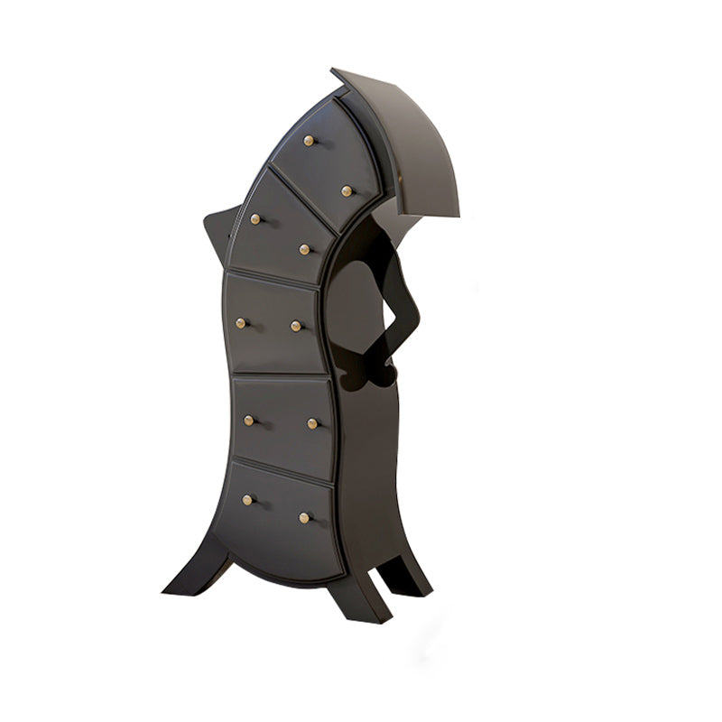 13.65-inch Width Storage Chest Contemporary Dresser with 5 Drawers