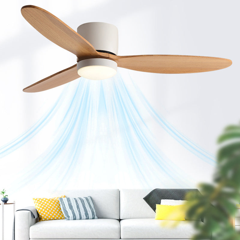 Contemporary Ceiling Fan Light Fixture Minimalist Ceiling Flush Mount for Bedroom