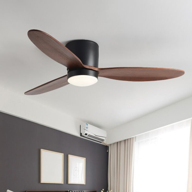 Contemporary Ceiling Fan Light Fixture Minimalist Ceiling Flush Mount for Bedroom