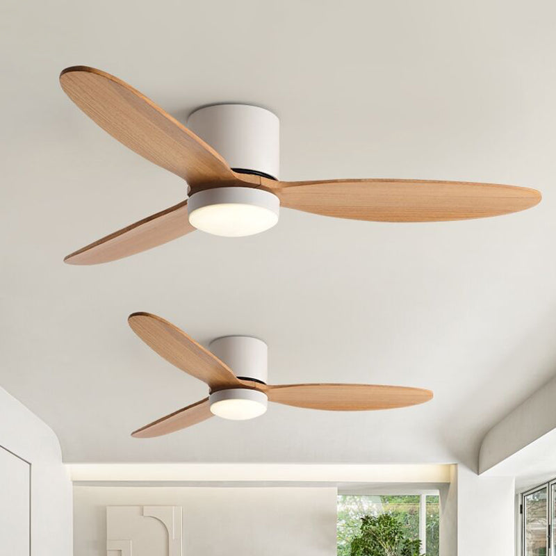 Contemporary Ceiling Fan Light Fixture Minimalist Ceiling Flush Mount for Bedroom