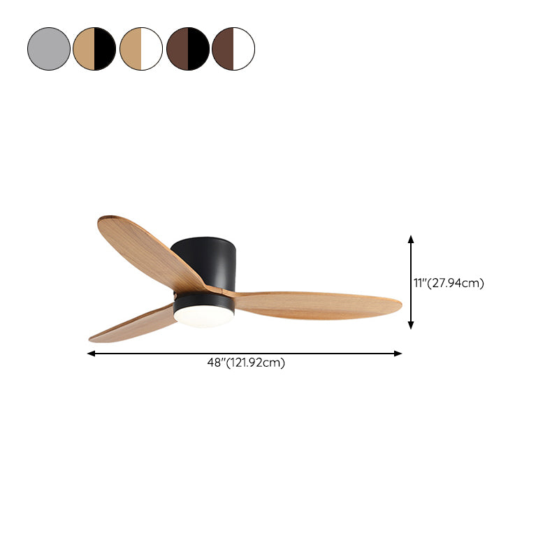 Contemporary Ceiling Fan Light Fixture Minimalist Ceiling Flush Mount for Bedroom