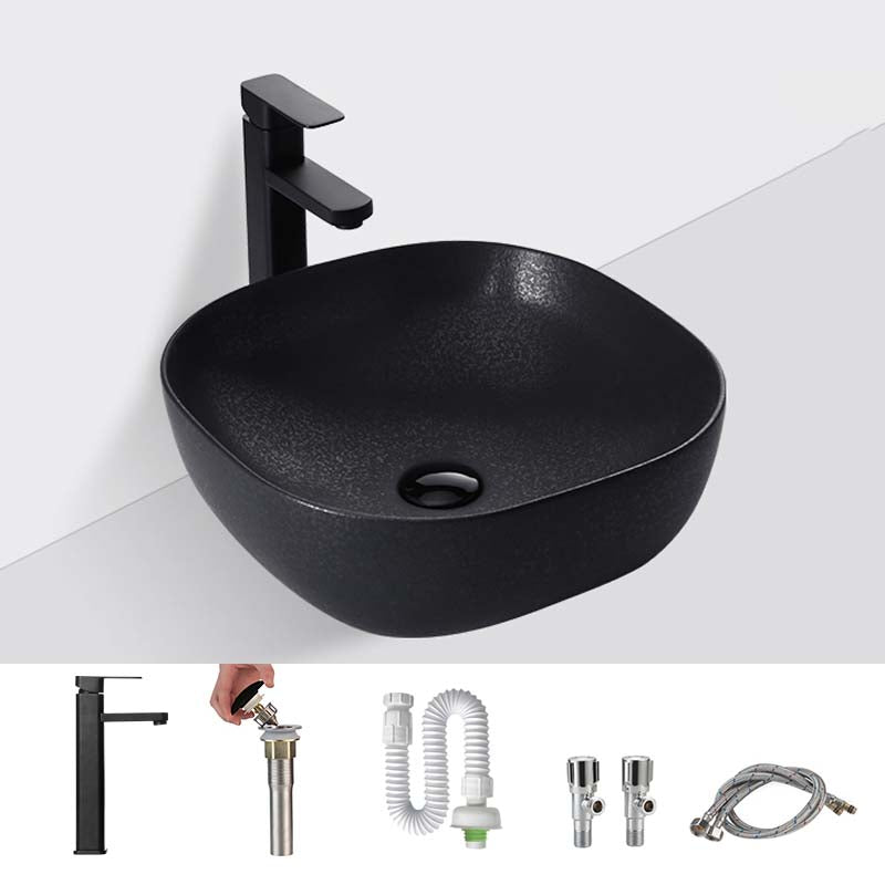 Black Trough Bathroom Sink Round Porcelain Trough Bathroom Sink