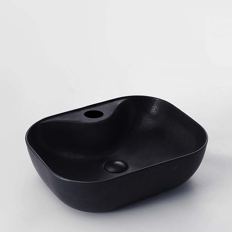 Black Trough Bathroom Sink Round Porcelain Trough Bathroom Sink