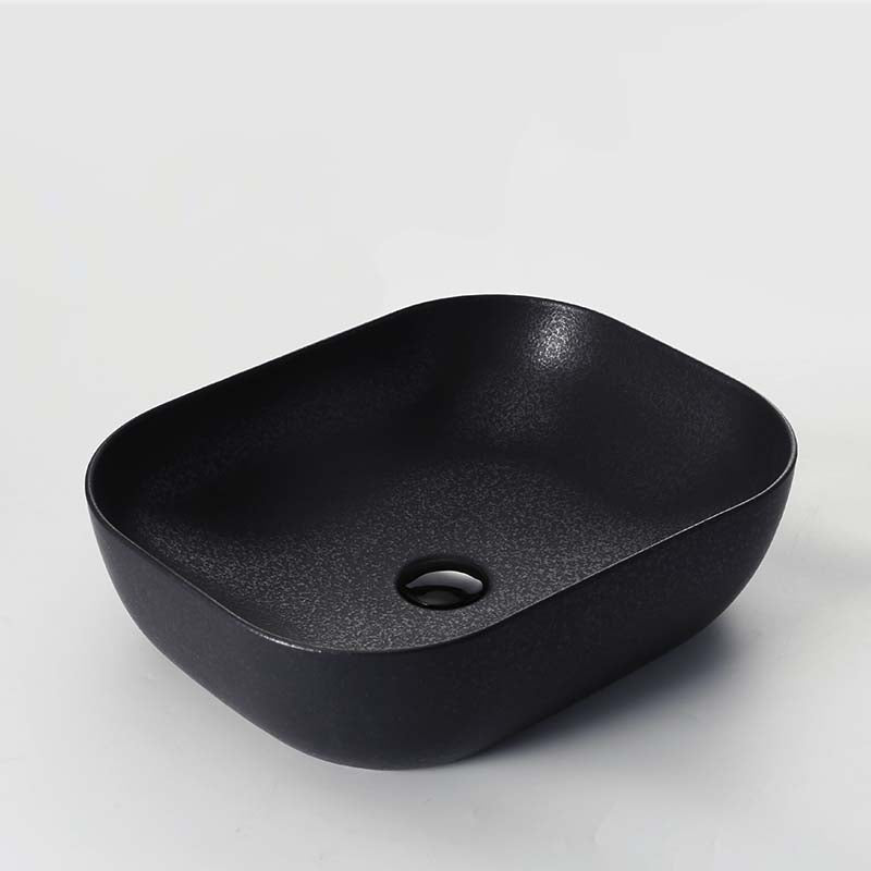 Black Trough Bathroom Sink Round Porcelain Trough Bathroom Sink