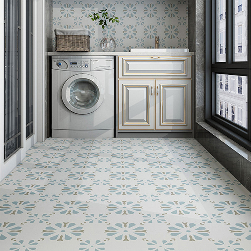 Modern PVC Flooring Peel and Stick Geometric Printed Vinyl Plank Flooring