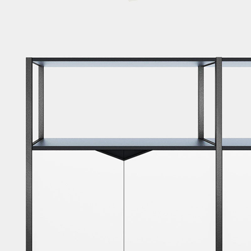 Vertical Modern Filing Cabinet Engineered Wood White File Cabinet