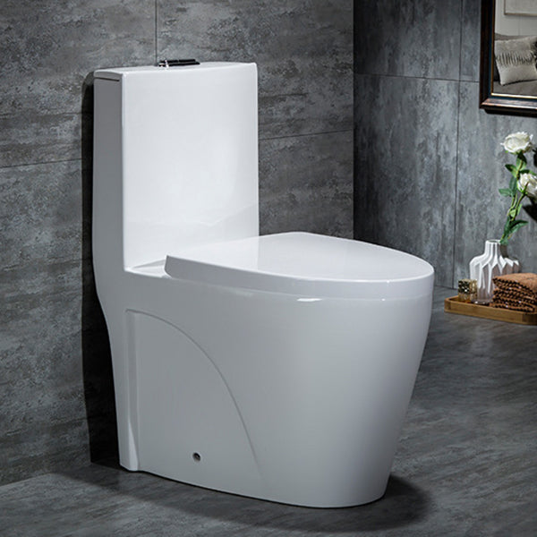 Traditional 1-Piece Toilet Floor Mounted White Urine Toilet for Bathroom