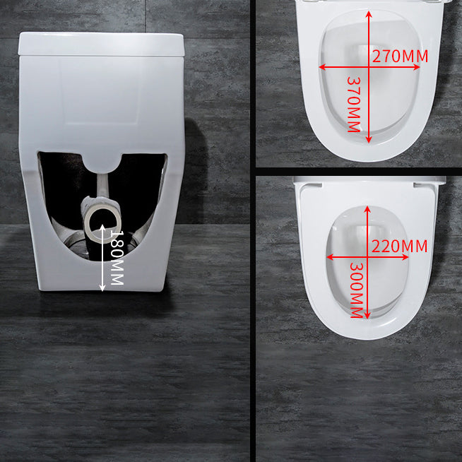 Traditional 1-Piece Toilet Floor Mounted White Urine Toilet for Bathroom