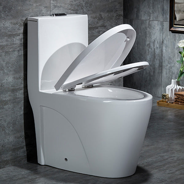 Traditional 1-Piece Toilet Floor Mounted White Urine Toilet for Bathroom