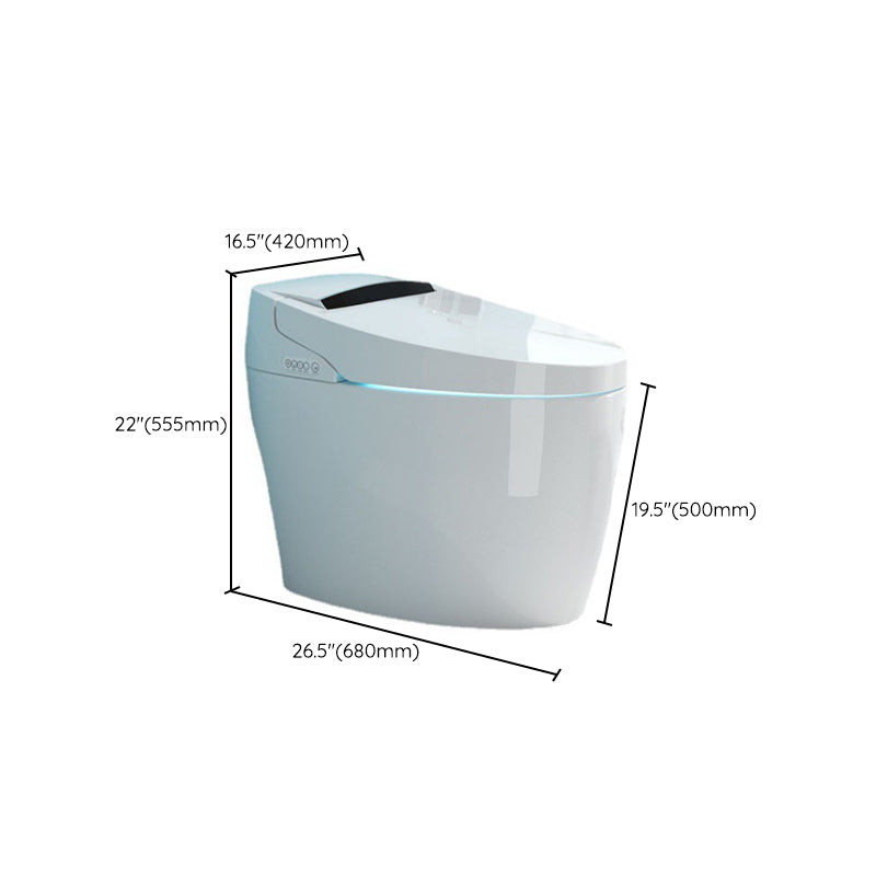 Contemporary One-Piece Toilet Bowl Floor Mounted Urine Toilet for Washroom
