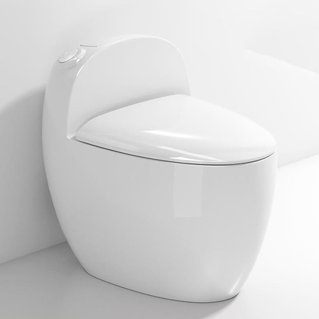 Modern Siphon Jet One Piece Toilet Bowl Heated Seat Urine Toilet with Toilet Seat