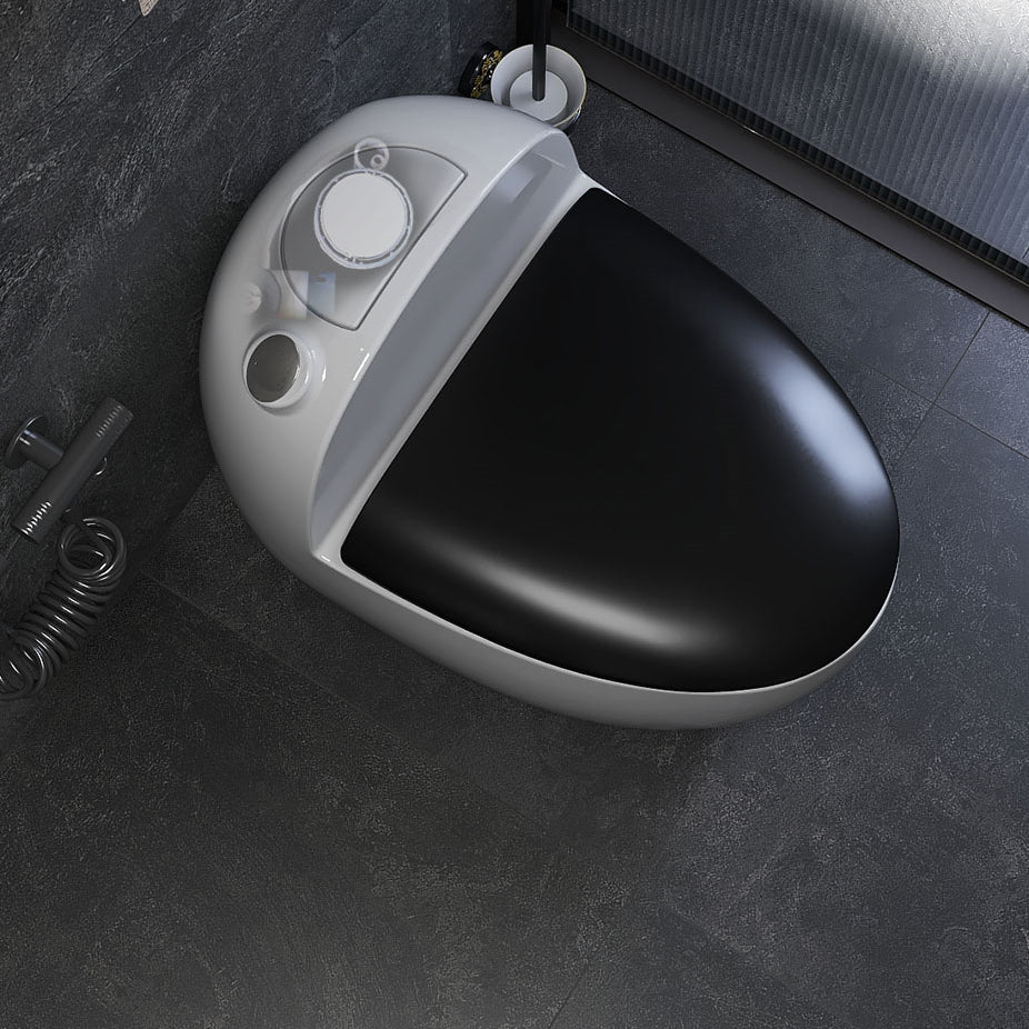 Modern Siphon Jet One Piece Toilet Bowl Heated Seat Urine Toilet with Toilet Seat