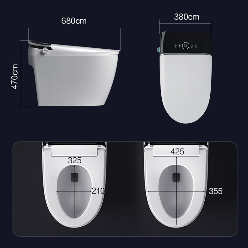 Contemporary All-In-One Toilet Floor Mounted Urine Toilet for Washroom