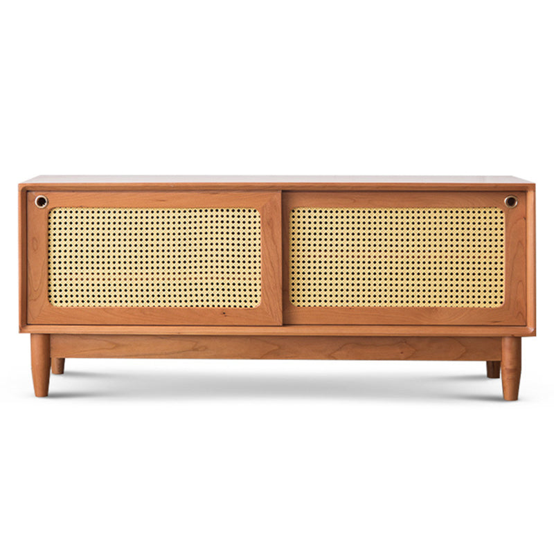 Solid Wood TV Media Stand Scandinavian TV Console for Living Room
