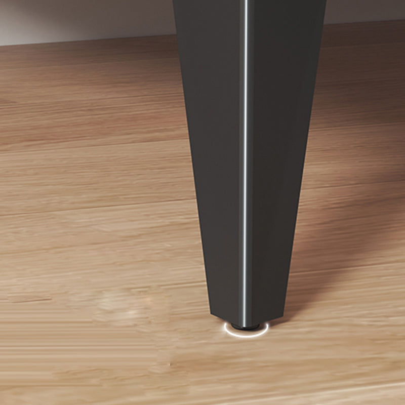 Contemporary Storage Chest Engineered Wood Bedroom Chest in Gray with Drawers