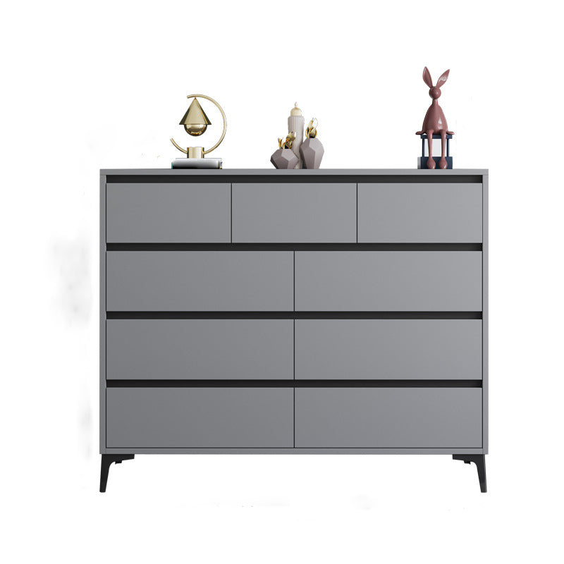 Engineered Wood Bedroom Storage Chest Contemporary Chest with Drawers