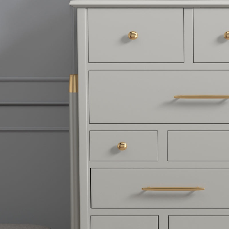 Wooden Storage Chest Dresser Contemporary Glam Dresser with Drawers