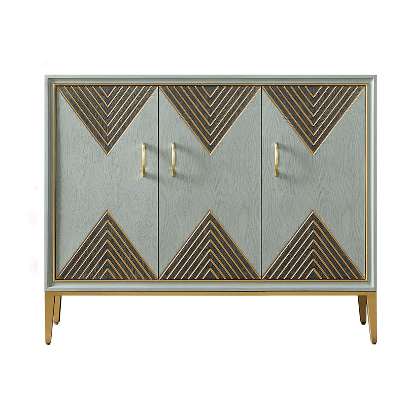 Wooden Storage Chest Dresser Contemporary Glam Dresser for Home
