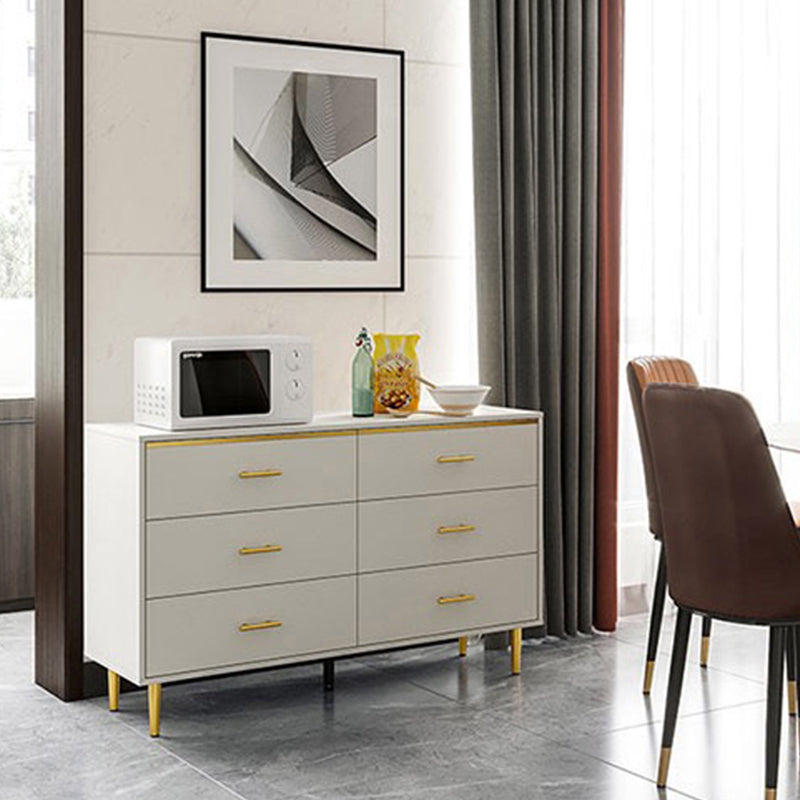 Wooden Chest Classic Glam Storage Chest Dresser with Drawers