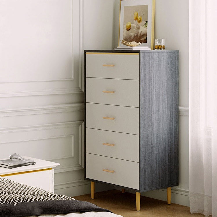 Wooden Chest Classic Glam Storage Chest Dresser with Drawers