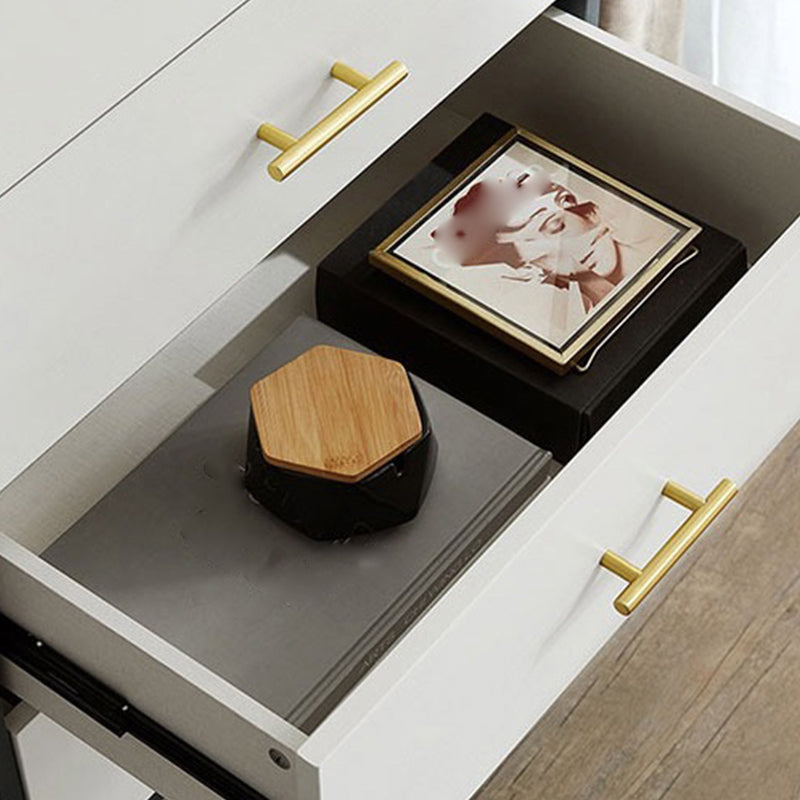 Wooden Chest Classic Glam Storage Chest Dresser with Drawers