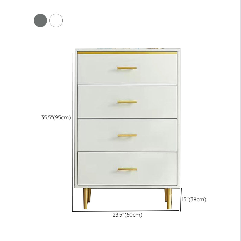 Wooden Chest Classic Glam Storage Chest Dresser with Drawers