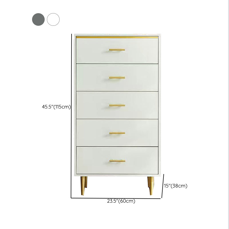 Wooden Chest Classic Glam Storage Chest Dresser with Drawers