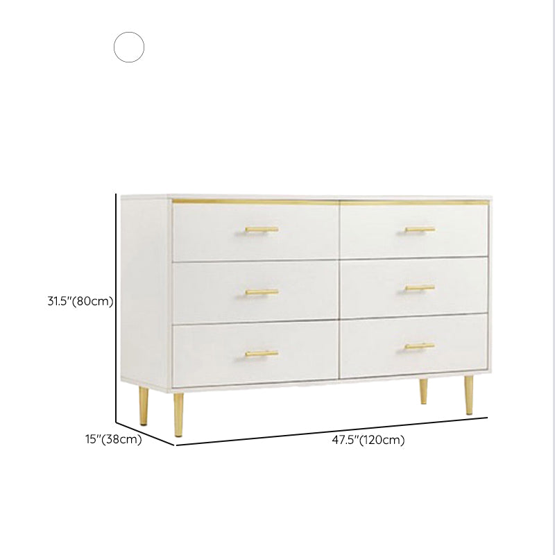 Wooden Chest Classic Glam Storage Chest Dresser with Drawers