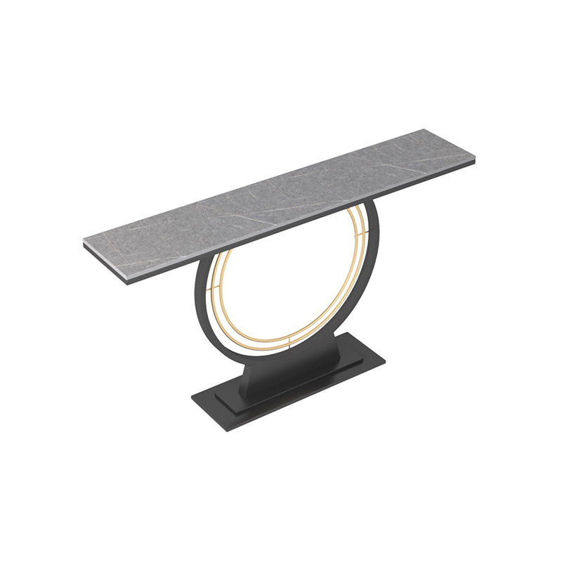 Modern Rectangle Console Table Antique Finish Console Sofa Table