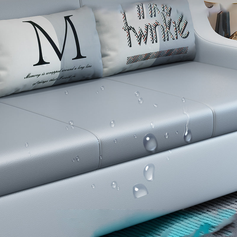 31" Wide Scandinavian Sofa Bed Detachable Mattress Sleeper Sofa