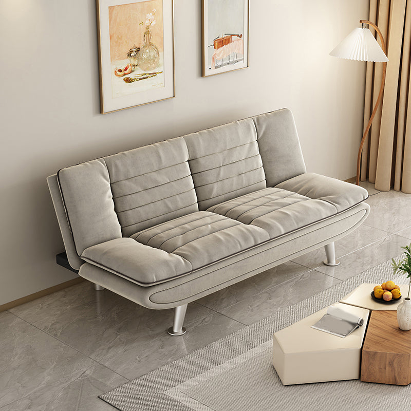 31" Wide Glam Futon Sofa Bed Cushion Back Folding Futon Sleeper Sofa