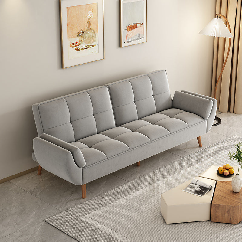 31" Wide Glam Futon Sofa Bed Cushion Back Folding Futon Sleeper Sofa