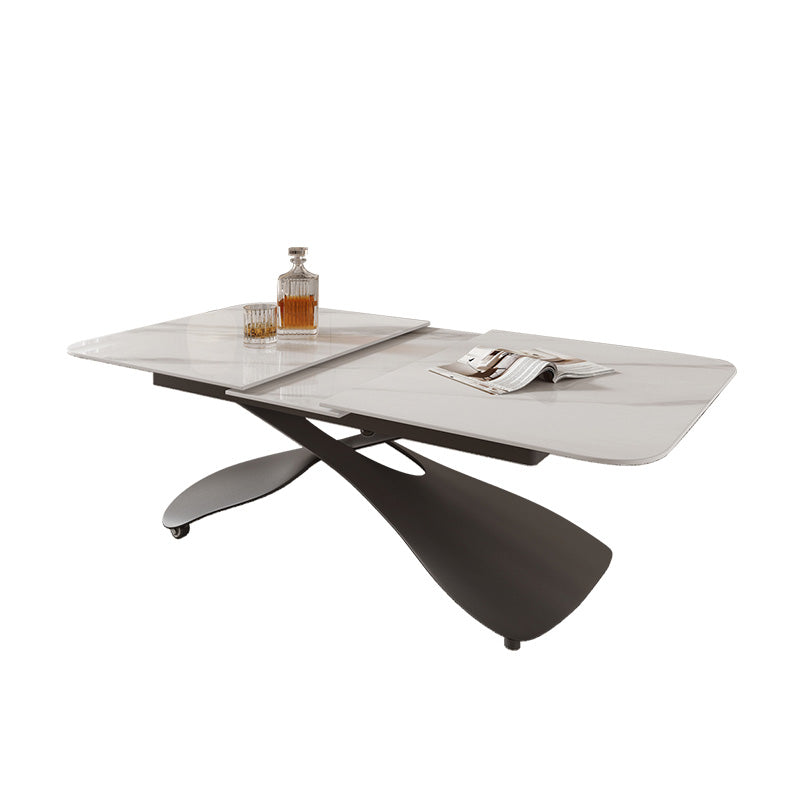 No Distressing Slate Coffee Table Rectangle Cocktail Table for Bedroom